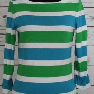 Lauren Ralph Long sleeve striped shirt